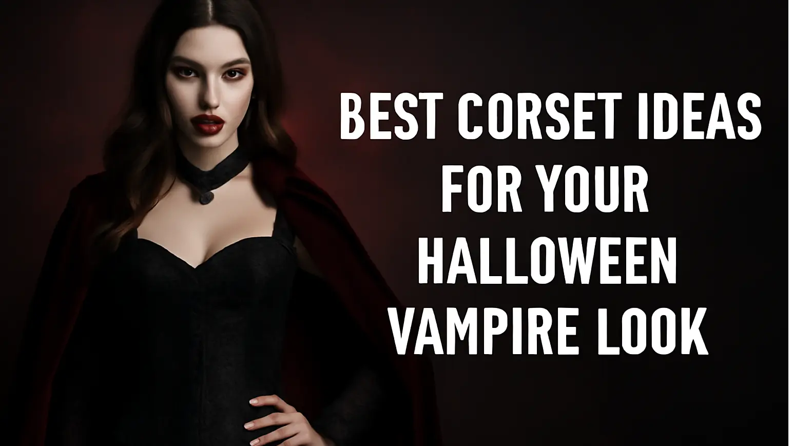 Best Corset Ideas for Your Halloween Vampire Look