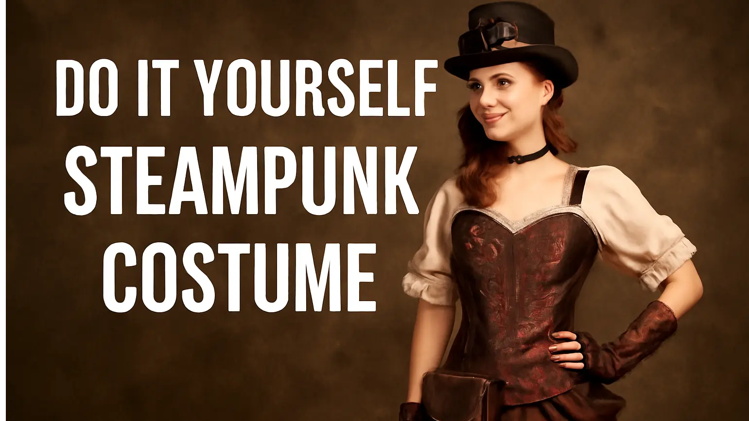 Do It Yourself Steampunk Costume - DIY Corset Ideas for Halloween