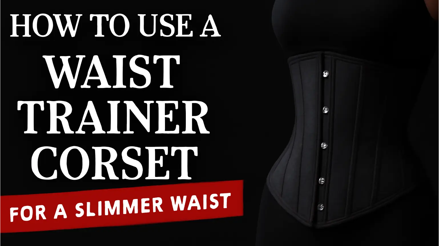 How to Use a Waist Trainer Corset for a Slimmer Waist