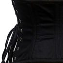 Trixie - Cotton Double Steel Boned Waspie Corset | All Colors