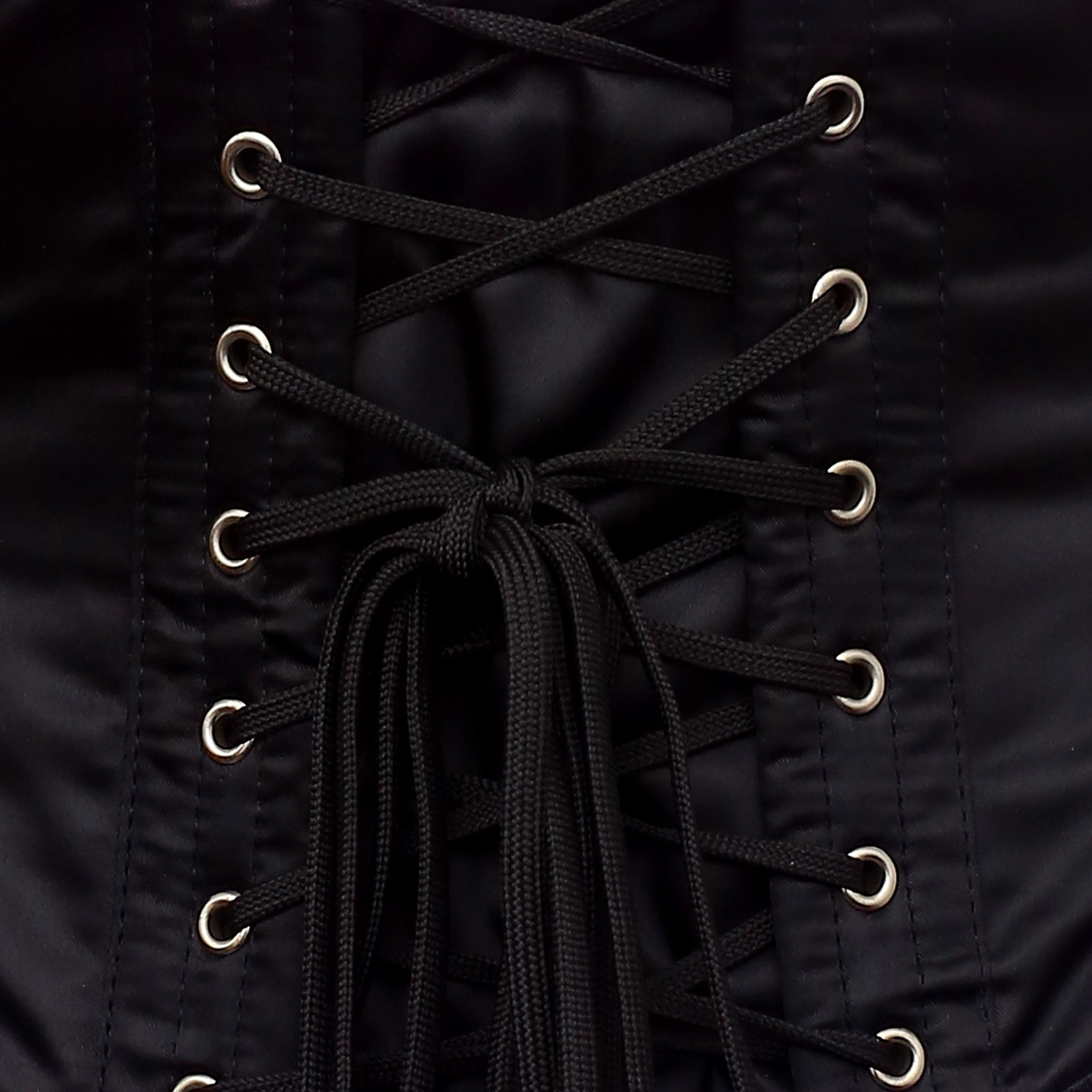 Trixie - Satin Double Steel Boned Waspie Shiny Corset | All Colors