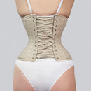 Mina - Cotton Steel Boned Corset | All Colors