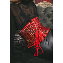 Back Laced Red Sequin Corset 