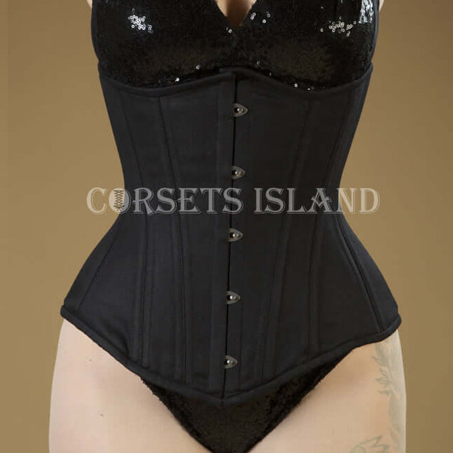 Susan - Double Steel Boned Waist Training Underbust Corset | All Colors