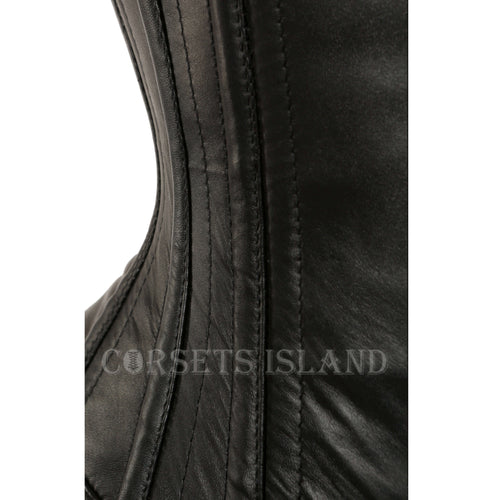 Black Leather Corset