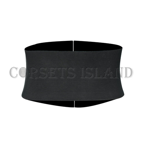 Black Leather Waist Belt Corset 