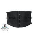 Black Leather Waist Belt Corset - Shape Your Waist with Style