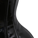 Black Steel Boned PVC Corset 