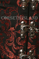 Steel Bone Brocade and Cotton Corset