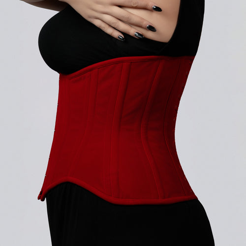 Vivian – Curvy Velvet Double Steel Boned Waist Training Corset | All Colors