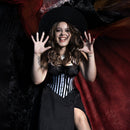 Mina - Strip Steel Boned Satin Shaping Corset