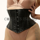 Alice - Leather Steel Boned Shaping Waspie Corset | All Colors