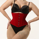 Alice - Velvet Steel Boned Shaping Waspie Corset | All Colors