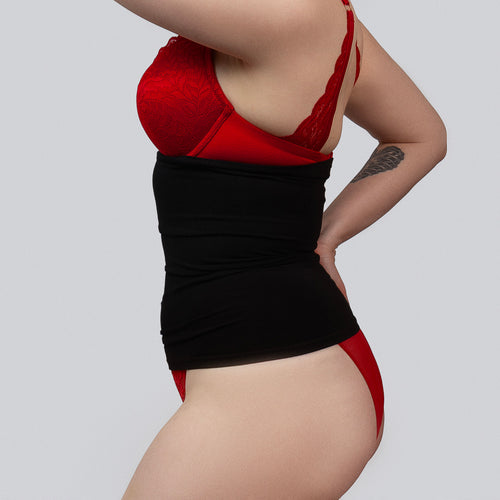 Seamless Bamboo Corset Liner Soft Longline Breathable Layer for Comfort