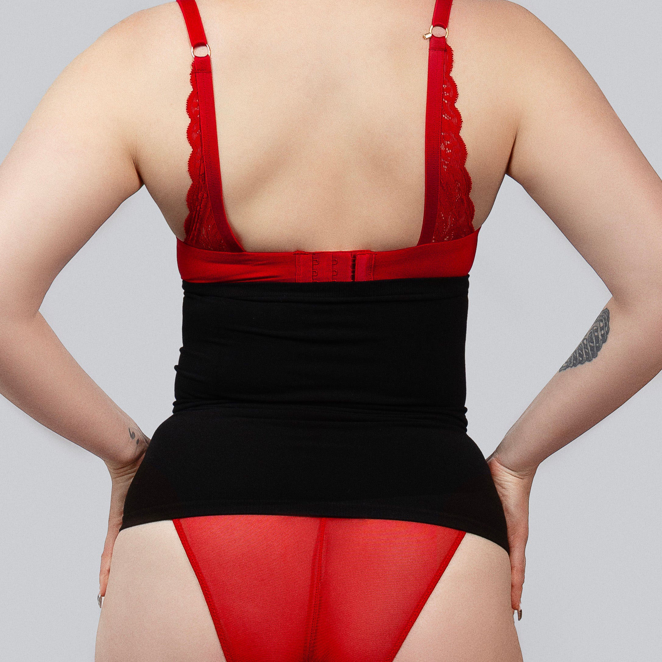 Seamless Bamboo Corset Liner Soft Longline Breathable Layer for Comfort