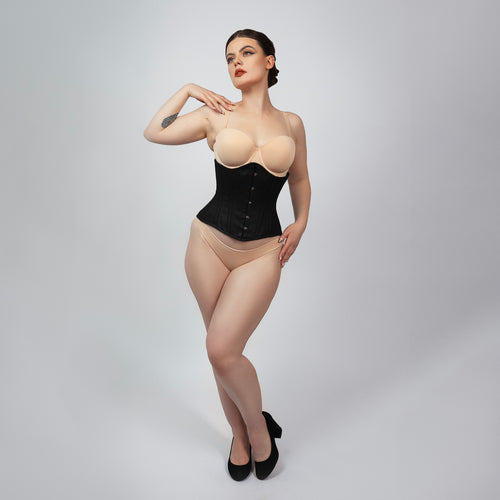 Anastasia - Cotton Underbust Steel Boned Waist Training Corset | All Colors