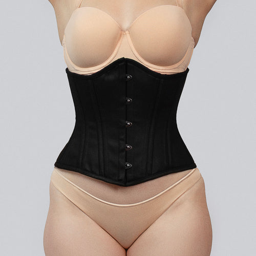 Anastasia - Cotton Underbust Steel Boned Waist Training Corset | All Colors