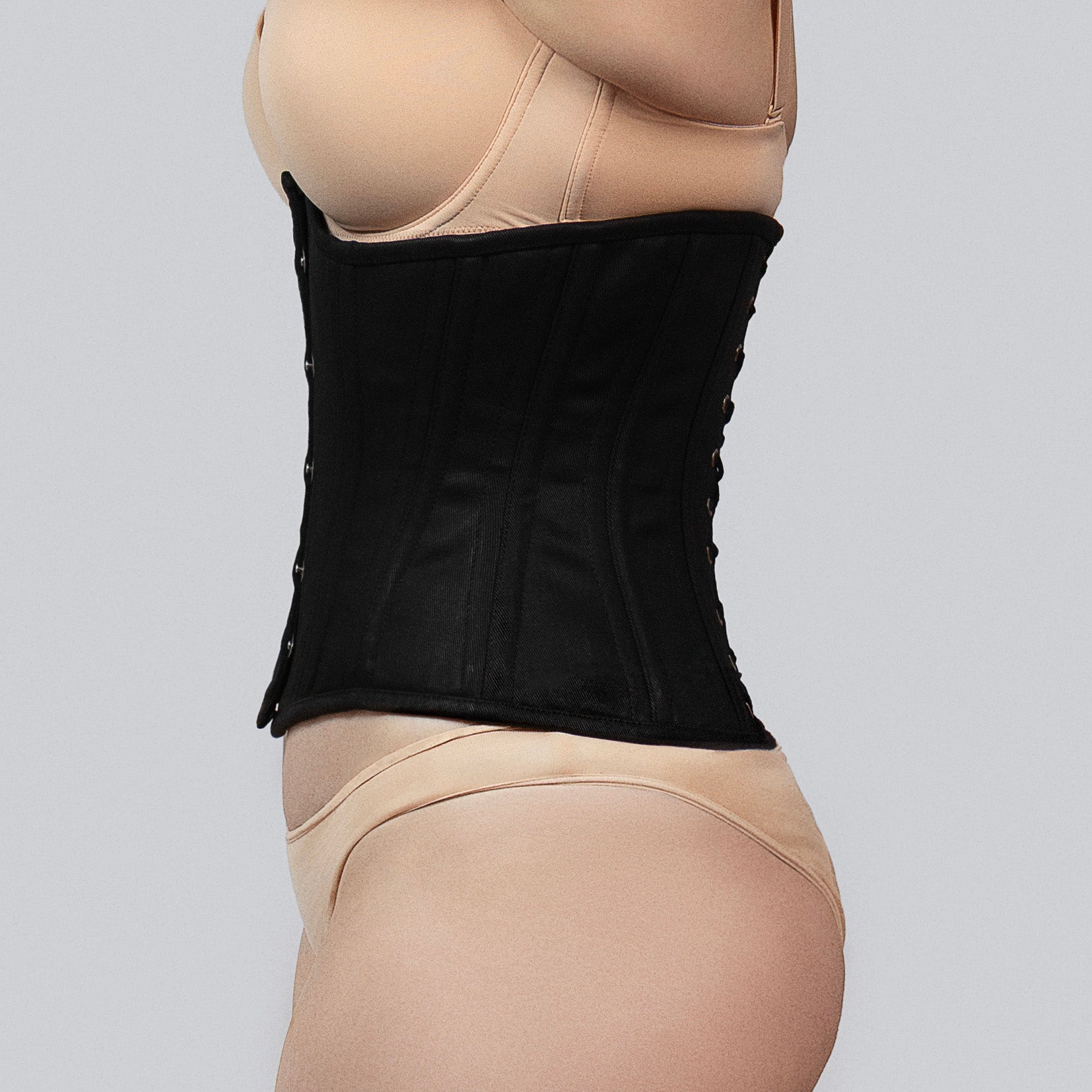 Anastasia - Cotton Underbust Steel Boned Waist Training Corset | All Colors