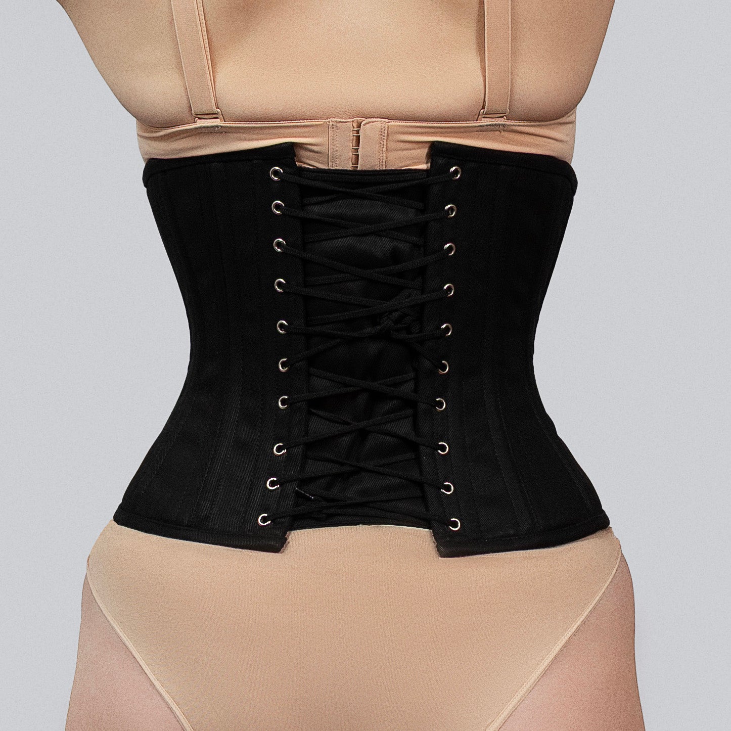 Anastasia - Cotton Underbust Steel Boned Waist Training Corset | All Colors