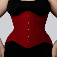 Vivian – Curvy Velvet Double Steel Boned Waist Training Corset | All Colors
