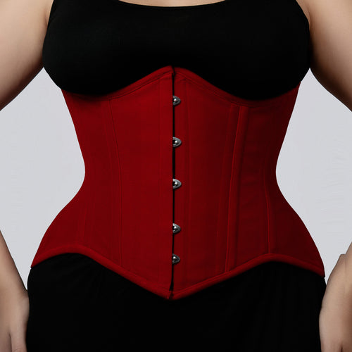 Vivian – Curvy Velvet Double Steel Boned Waist Training Corset | All Colors