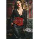 Red Sequin Corset – Steel Boned Waist Trainer | Shop Now
