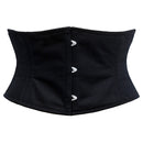 Trixie - Cotton Double Steel Boned Waspie Corset | All Colors