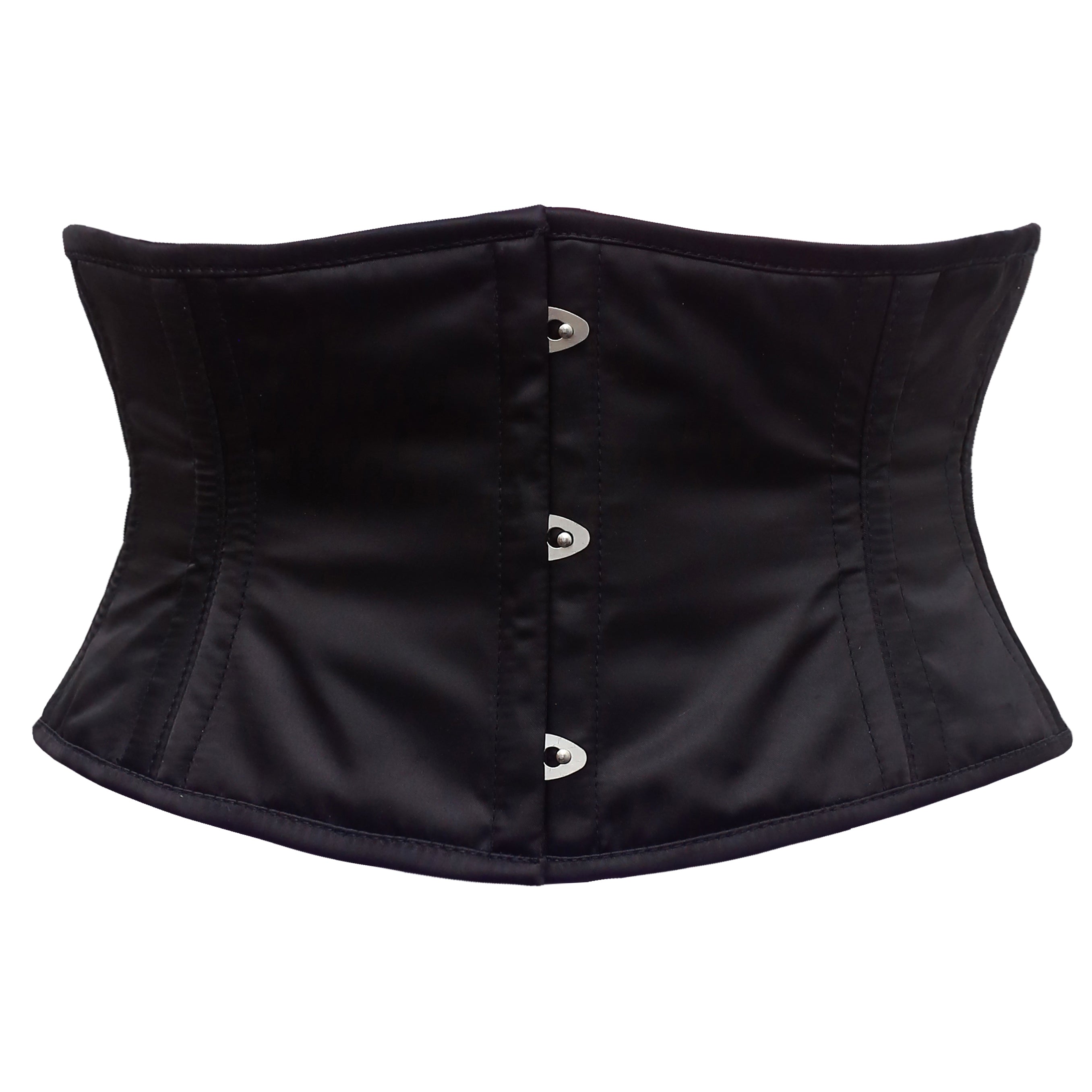 Trixie - Satin Double Steel Boned Waspie Shiny Corset | All Colors