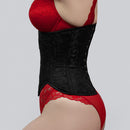 Mina – Brocade Steel Boned Underbust Corset | All Colors