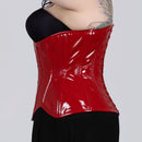 Vivian – Curvy Shiny PVC Double Steel Boned Underbust Corset | All Colors