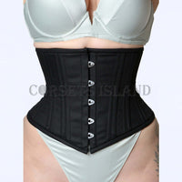 Alice - Cotton Steel Boned Shaping Waspie Corset | All Colors