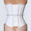 White Back Lace-up Corset