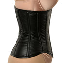 Genuine Sheep Leather Underbust Corset Waist Training Steel Boned - CI500