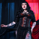 Mina - Dark Steampunk Edition Steel Boned Brocade Corset | All Colors