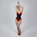 brocade underbust corset waist training styled full body - corsets island