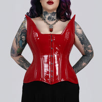Lestat - PVC Double Steel Boned Overbust Corset