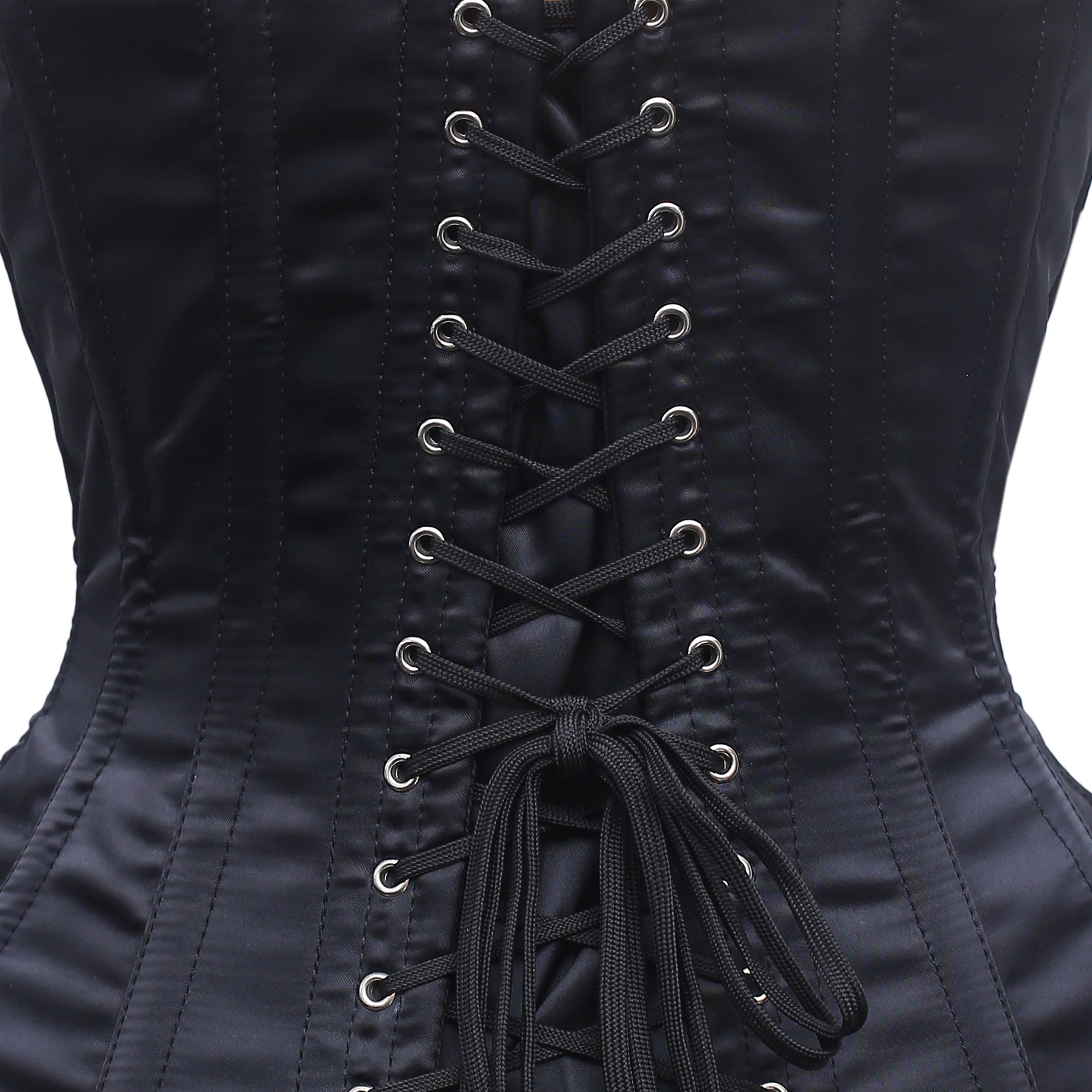 Jessica - Satin Steel Boned Waist Training Overbust Corset | All Colors