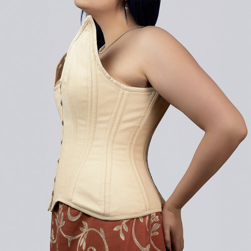 side of lestat corset Blonde Cotton Corset