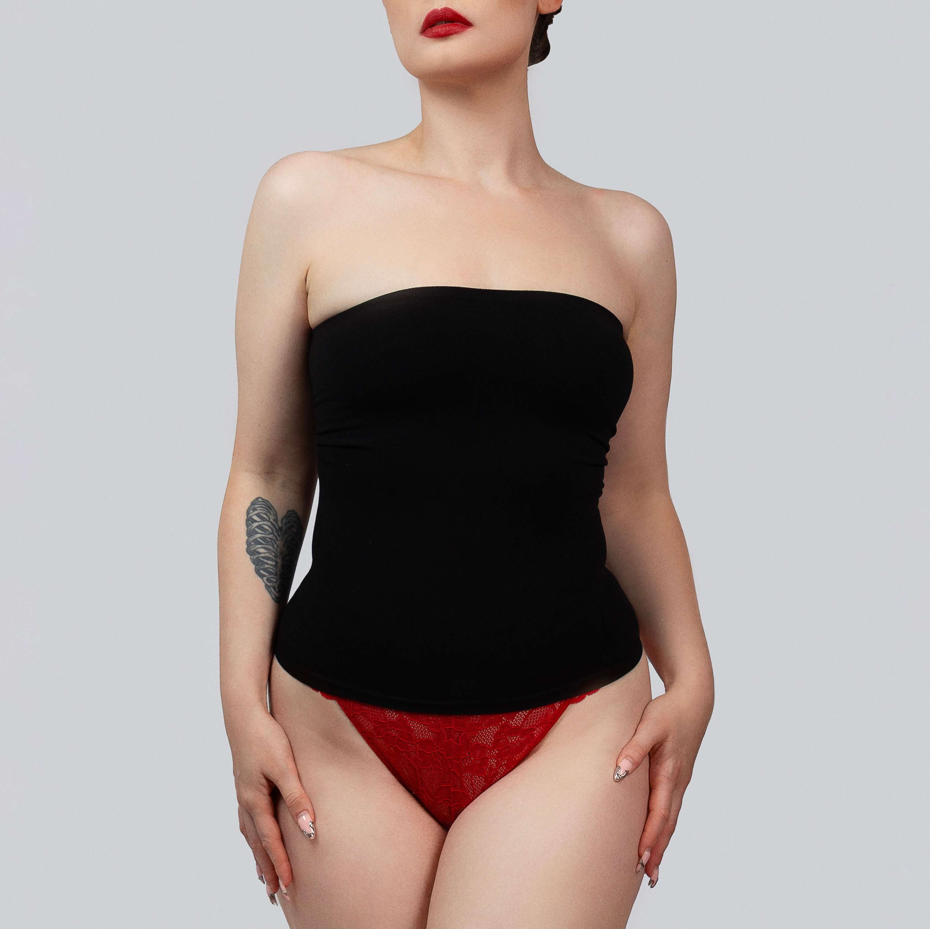 Seamless Longline Bamboo Corset Liner, Soft and Breathable