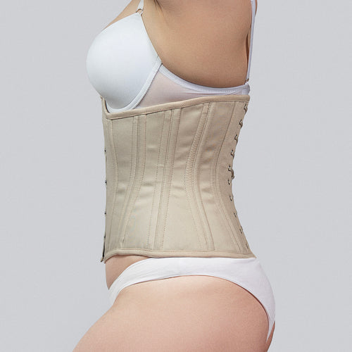 Anastasia - Cotton Underbust Steel Boned Waist Training Corset | All Colors