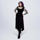 velvet overbust corset hourglass shape full body styled - corsets island