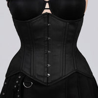 Vivian – Cotton Double Steel Boned Curvy Underbust Corset